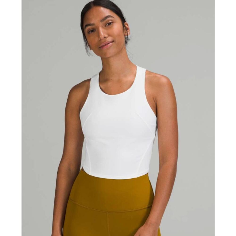 Lululemon Invigorate Training Tank Top White Everlux Size 10